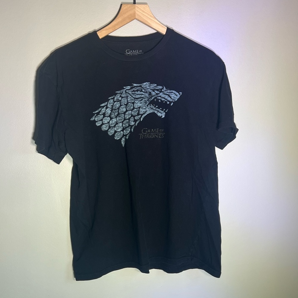 Game of Thrones T-Shirt - Black - 100% Cotton - Large